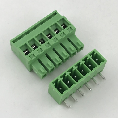 Bloco de terminais plugáveis ​​verticais para parafusos de passo de 3,81 MM