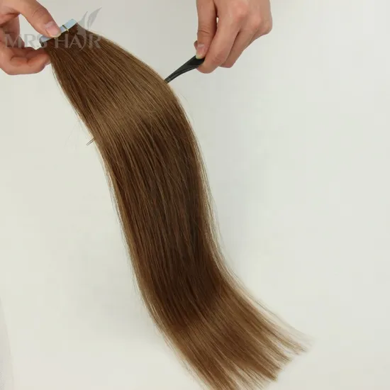 Wholesale 100% Invisible Black Brown Blonde Tape extensions Brazilian Human Hair double sided in Cheap tape hair extensions