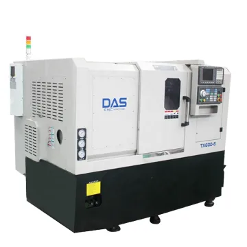 TX600-6 Fanuc Controlled CNC Lathe featuring Hydraulic Chuck and Power Turret