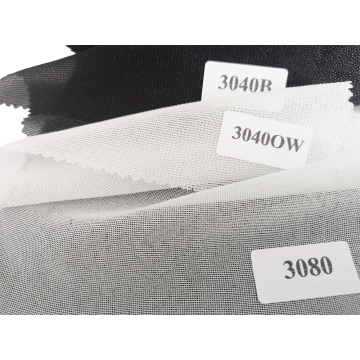 GAOXIN 100% Polyester Tricot Warp Knitted Fusible Fabric