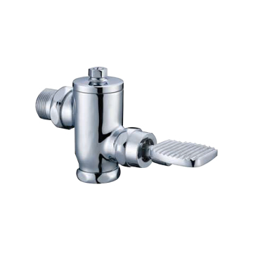 Factory Wholesale Chrome Plated Wall-Mounted Delay Valve for WC Commode Pedal Flush