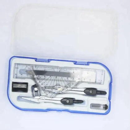 Complete School Stationery Math Set, Geometry Box, and Mathematical Instruments Collection