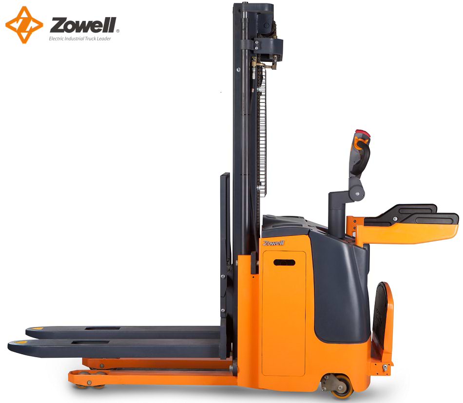 New 2 Ton Electric Standing-on Stacker High Quality