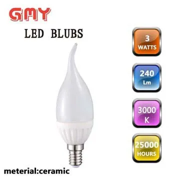 high quality E14 Base led ceramic bulb
