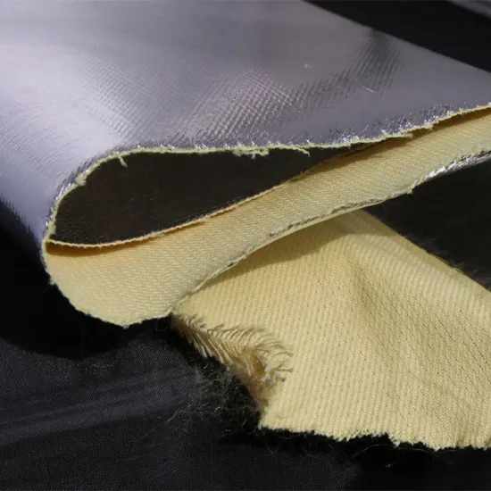Aluminium-foil composite aluminium-aramid cloth fabric