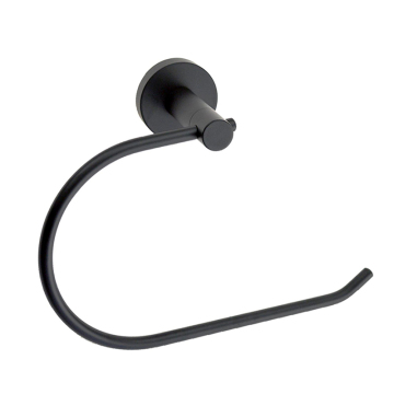 Aluminum Black Finish Wall-Mounted Bathroom Accessories Set