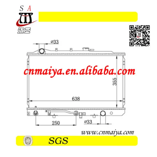 auto spare parts for car radiator