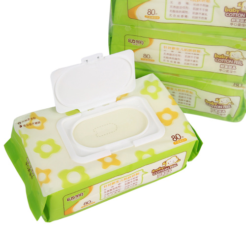 Bamboo biodegradable monouso baby wipe
