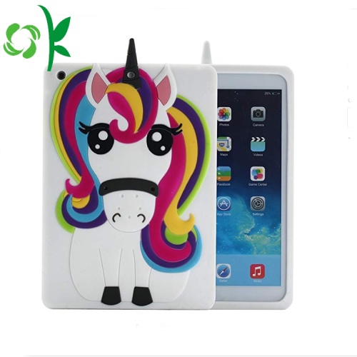 Funda protectora de silicona para tableta de PC Unicornio de moda