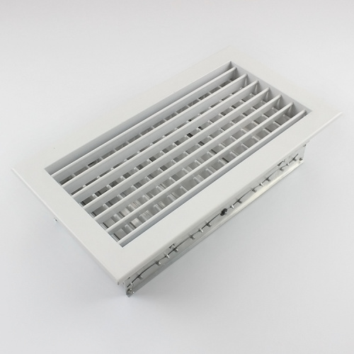 เพดานระบายอากาศอลูมิเนียม HVAC Double Deflection Return Air Grille Vent