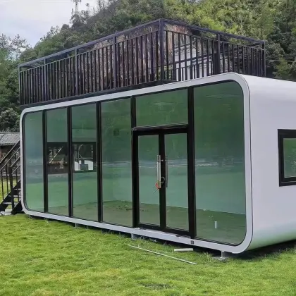 Luxury Apple Pod: Modular Capsule House & Mobile Home