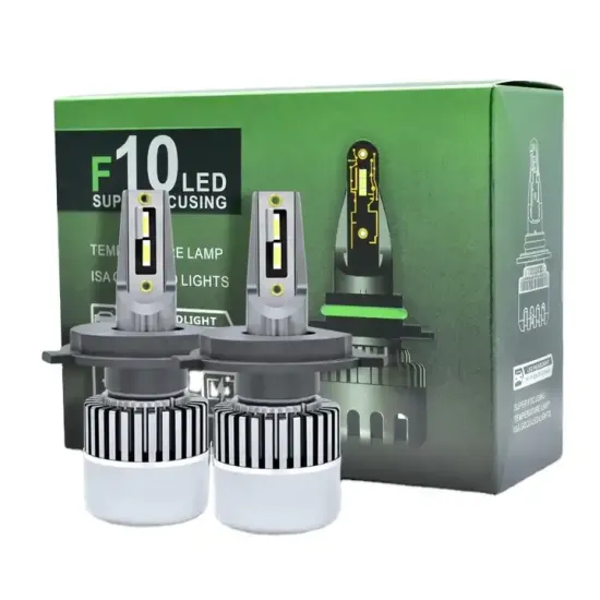 48W 12000 Lumen Auto Lighting System F10 H4 LED Headlight with High-Low Beam for Cars and Fog Lights
