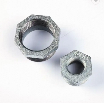 Galvanized Pipe Fitting: Socket Reducing Elbow, Gi Plumbing Material, Malleable Iron Male Female Threaded Black
