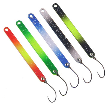 การตกปลาโลหะทองแดงสีสันสดใส 6.5 ซม. 3.8 กรัมสำหรับปลาเทราท์ไพค์คอน