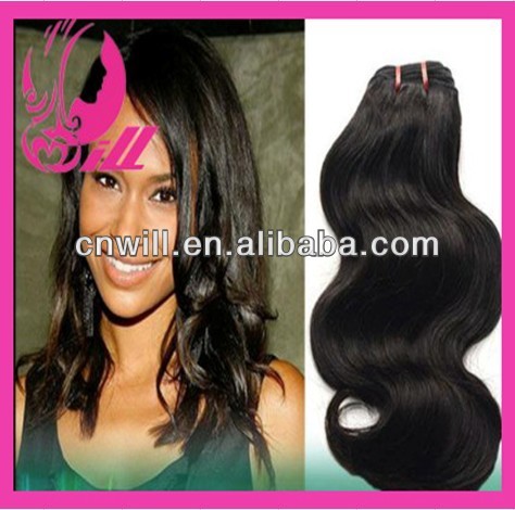 stock Indian hair wholesale Indian wavy hair 20inch Indian body wave hair #1b