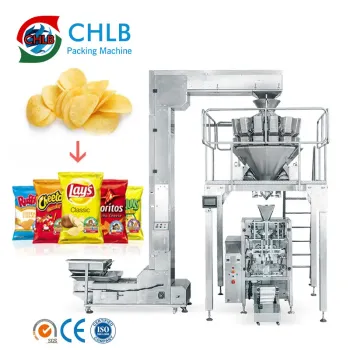 Full Automatic Potato Chips Packaging Machine with Multi-Head Weigher for Snacks