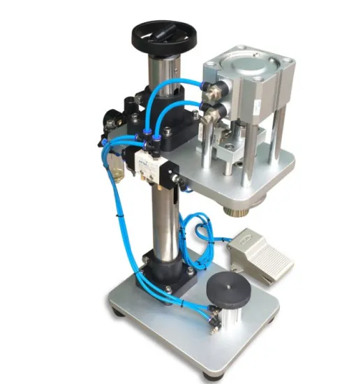 Semi-Automatic Pneumatic Perfume Bottle Crimping Tool - XG-Q Small Vial Capping Machine