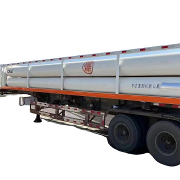 Serbatoi di skid a metano: assali da 40 piedi 3 assi naturali compressi e trasporto con rimorchio semi -rimorchio