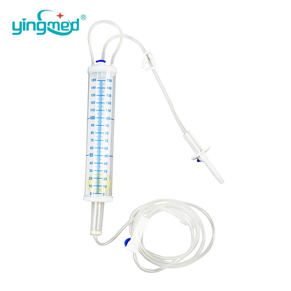 Conjunto de infusión de goteo pediátrico IV con burette