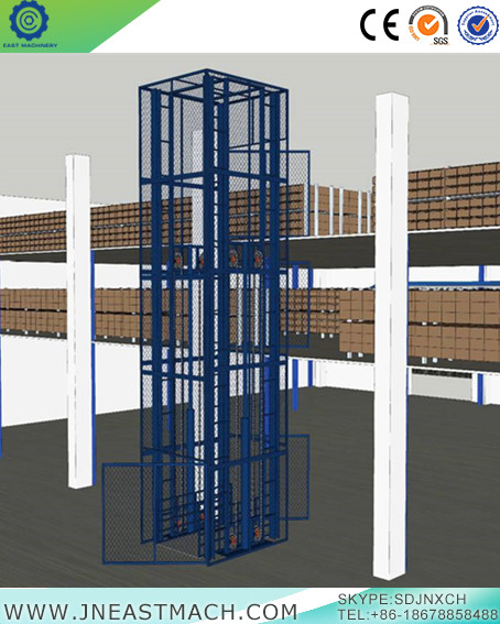 Tabela de elevador da carga da oficina do preço de 5.0t 15m a melhor