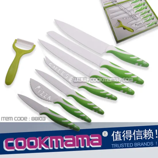 8pcs yangjiang knife set