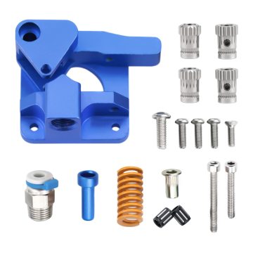 Αλουμινίου αλουμινίου Dual Gear Extruder για Ender 3 V2, Pro, Max, 5 &amp; CR10/Pro 1.75mm νήμα 3D εκτυπωτή