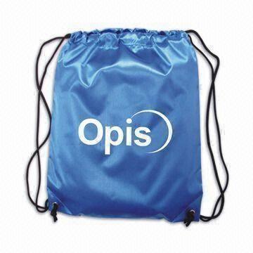 Drawstring Bag in Fashionable Design, Made of Polyester or Nylon, Suitable as Promotional Items