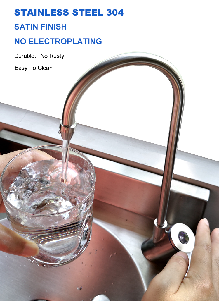 Sensor faucet with filter