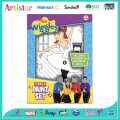 THE WIGGLES canvas coloring set