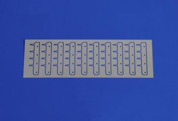 Yüksek Doğruluk Notch 0.1mm Kalınlık Asiküler Elektrot Yok