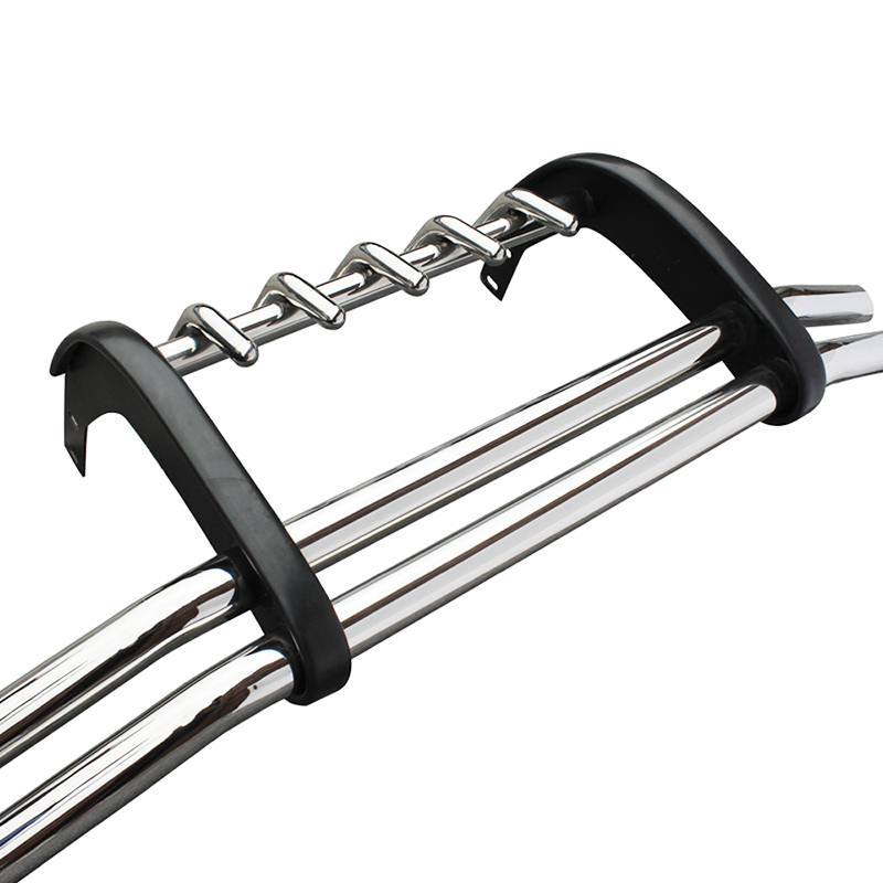 stainless steel double tube elegant front bumper