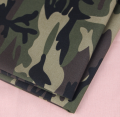 Tessuto stampato camouflage in poliestere / cotone