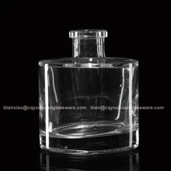 Round Crystal Reed Diffuser Bottles 240ML Glass Perfume Bottle