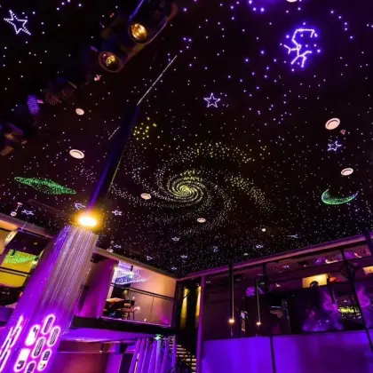 LED Fiber Optic Starry Ceiling Lights for Night Clubs