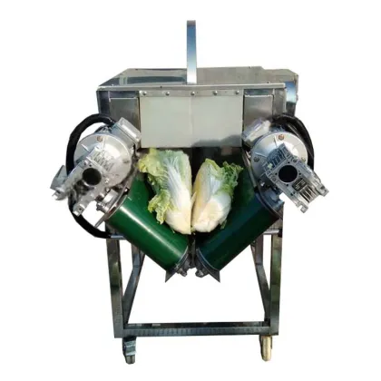 Korean Kimchi Vegetable Slicer: Half Cut Cabbage Harvester & Cabbage Cutting Machine