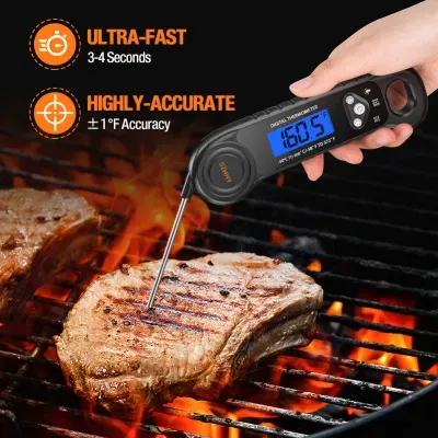 Waterproof Kitchen Appliance Digital Meat Kitchen Grilling Instant Read Food Thermometer