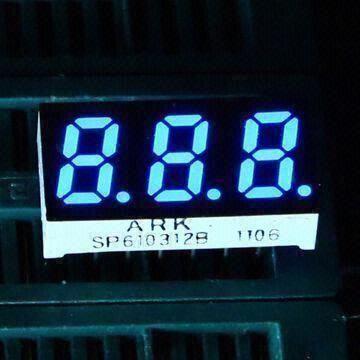 LED Numeric Display, Available in Blue/Red, 0.31", 3 Digits, Digital Indicators