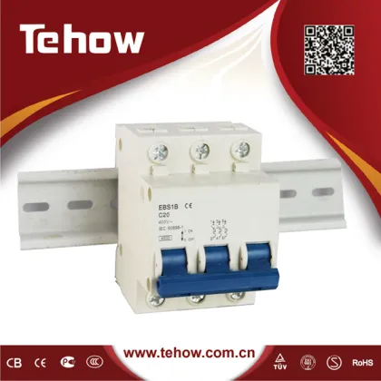 3 phase 63 amp dz47-63 chint miniature electrical circuit breaker