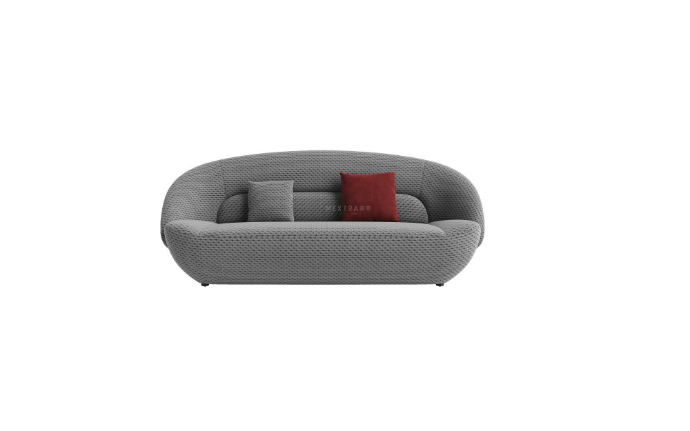 Modern 2 Seater Fabric Sofa For Sale