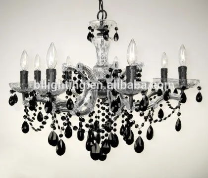 Black crystal chandelier tiffany lamps wholesale