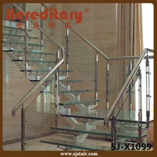 304 Stainless Steel Glass Railing Stair (SJ-X1099)