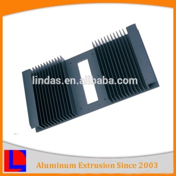 6061 6063 Black anodized extrusion alloys of aluminium radiator