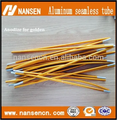 Aluminium seamless pipe for pole tent shanghai manufacture