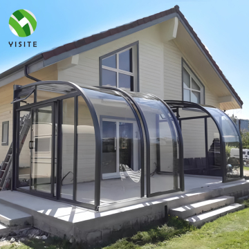 High-Quality All-Season Glasshouse Sunroom Kits - Aluminum Glass Patio Roof Enclosures