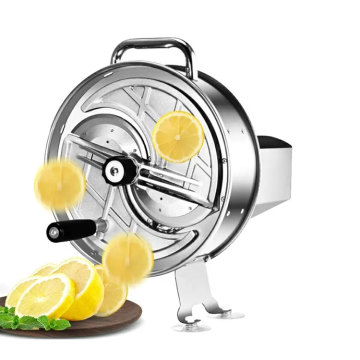 Professionelle halbautomatische Edelstahl-Gemüseschneidermaschine
