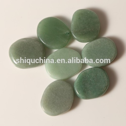 2015 hot sell green jasper Worry Stones