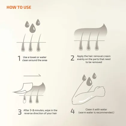 Depilatory cream hair removal cream for men