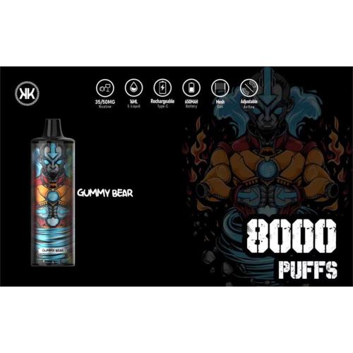KK Energy Rechargeable Disposable 8000puffs Pod Kit