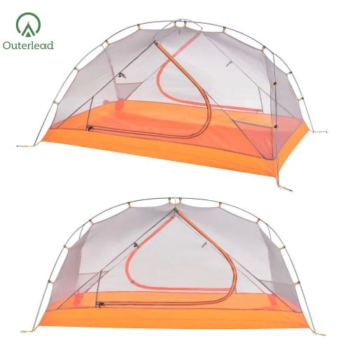 Backpacking Tent 2 Person Pop Up Backpacking Tent for 3-Season Supplier