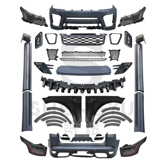 Upgrade Your Range Rover Sport 14-17 to SVR Bumpers, Side Skirts, Auto Lamps, and Fenders (18-21)